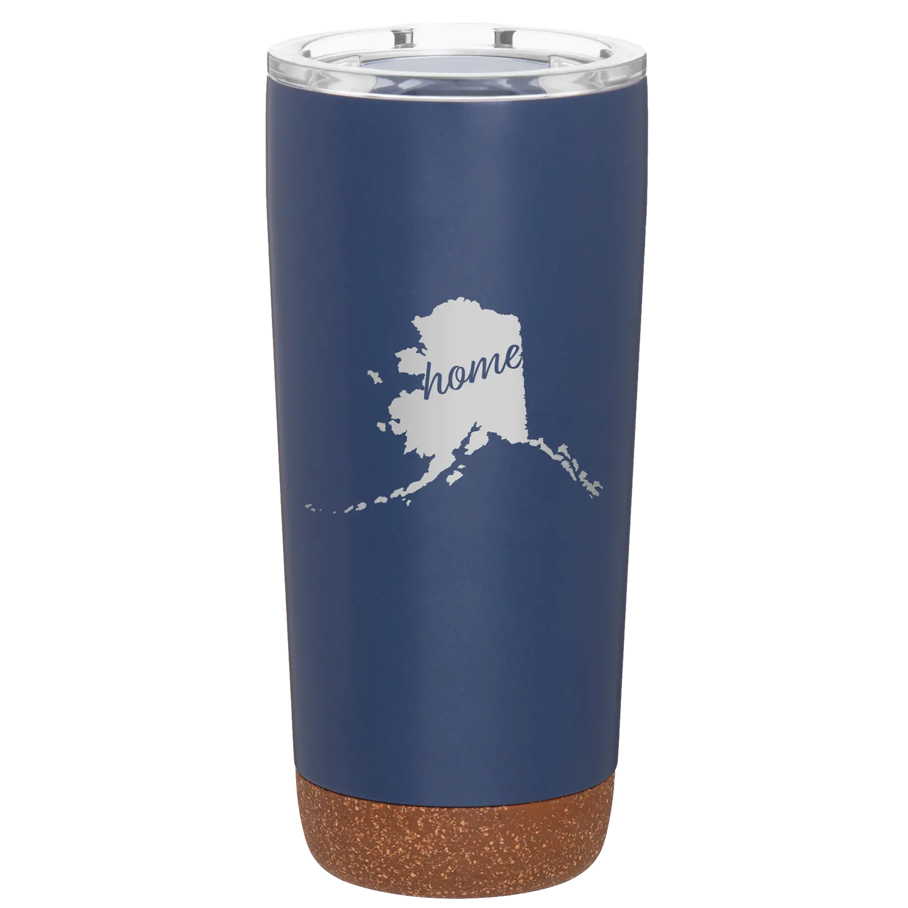 Laser etched constellation 20 oz vacuum insulated tumbler with 'Alaska Home' design
