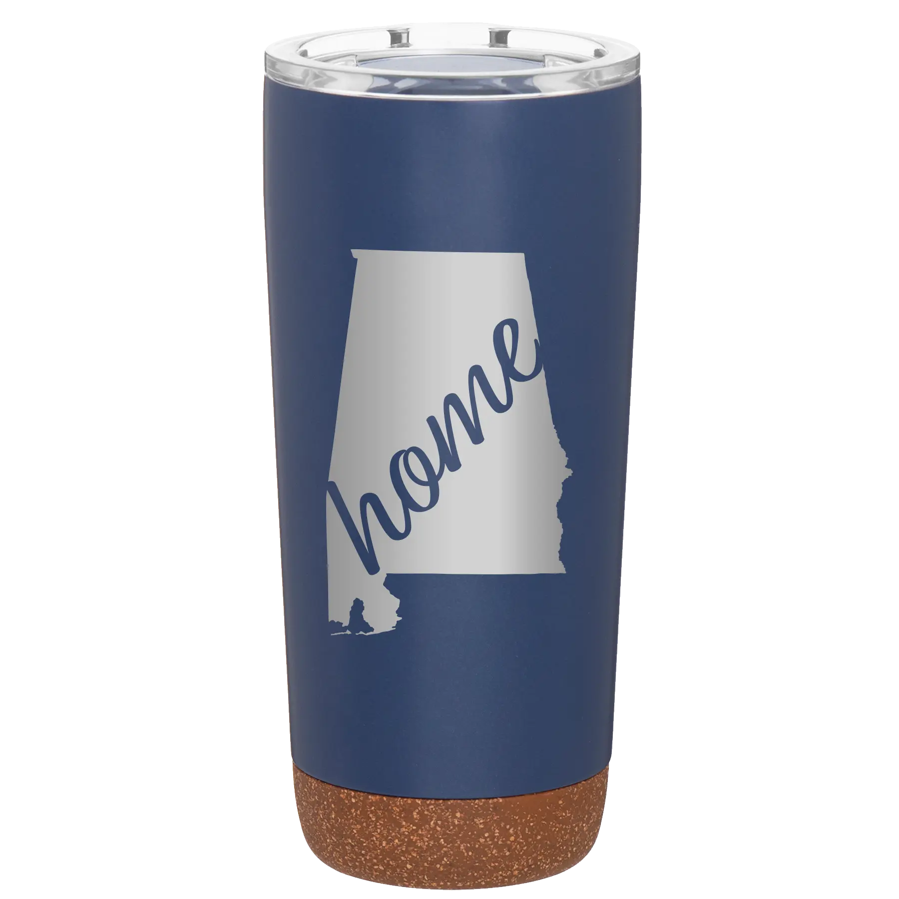 Laser etched constellation 20 oz vacuum insulated tumbler with 'Alabama Home' design