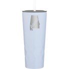 Laser etched landfall 20 oz vacuum insulated tumbler with 'Alabama Home' design