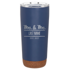 Personalized constellation 20 oz vacuum insulated tumbler with 'Mrs and Mrs' design