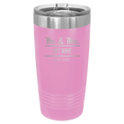 Personalized light purple 20 oz vacuum insulated tumbler with 'Mr and Mrs' design