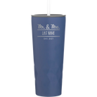 Personalized constellation 20 oz vacuum insulated tumbler with 'Mr and Mrs' design