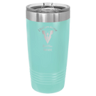 Personalized teal 20 oz vacuum insulated tumbler with 'Will You Be Best Man' design