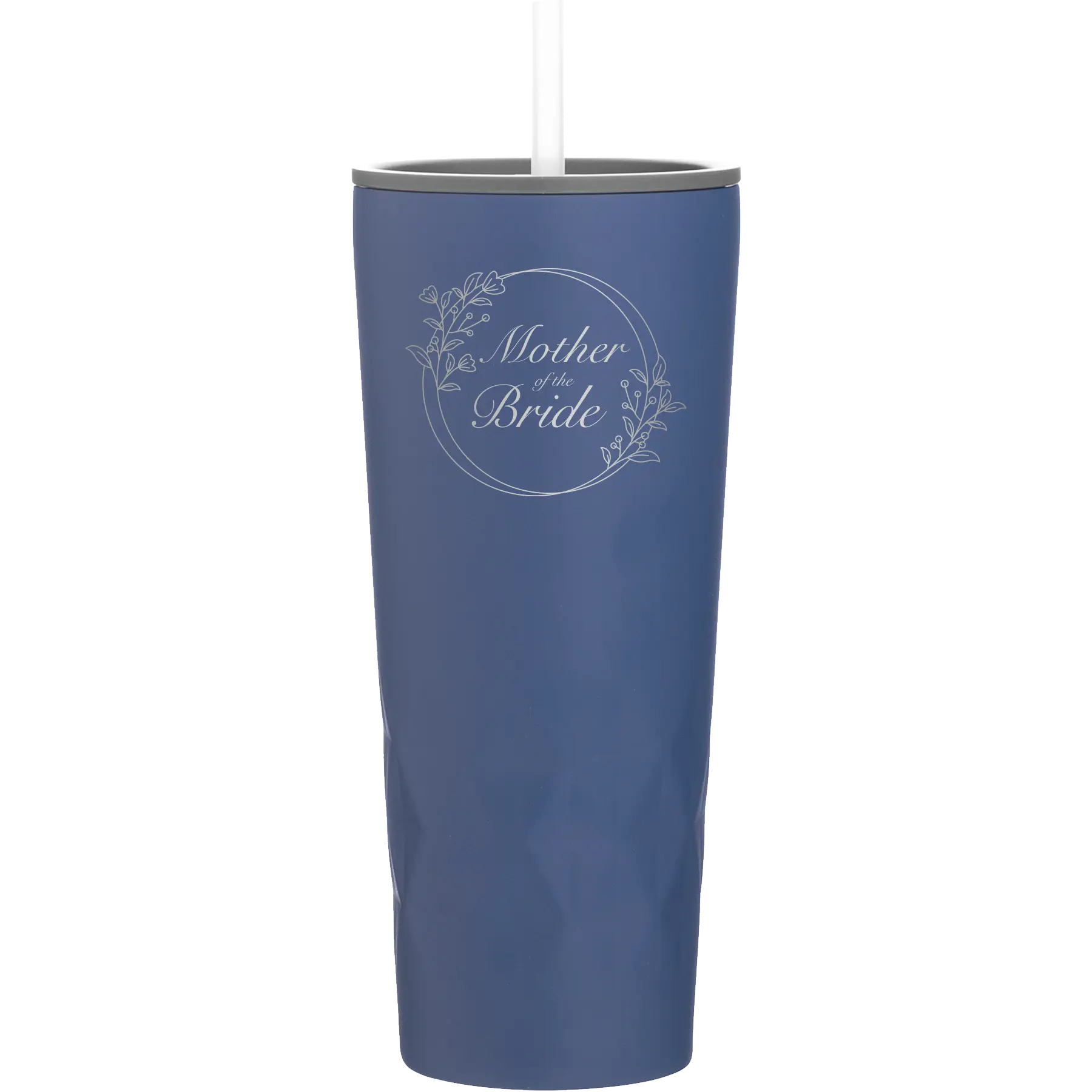 Laser etched constellation 20 oz vacuum insulated tumbler with 'Mother of the Bride' design