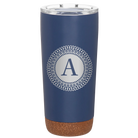 Personalized constellation 20 oz vacuum insulated tumbler with 'Circle with initial' design