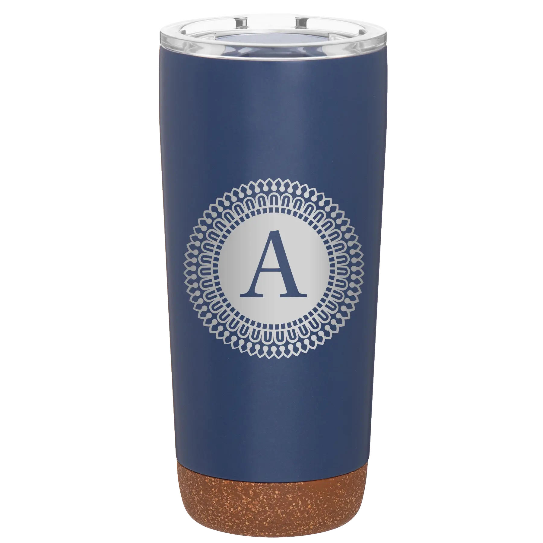 Personalized constellation 20 oz vacuum insulated tumbler with 'Circle with initial' design