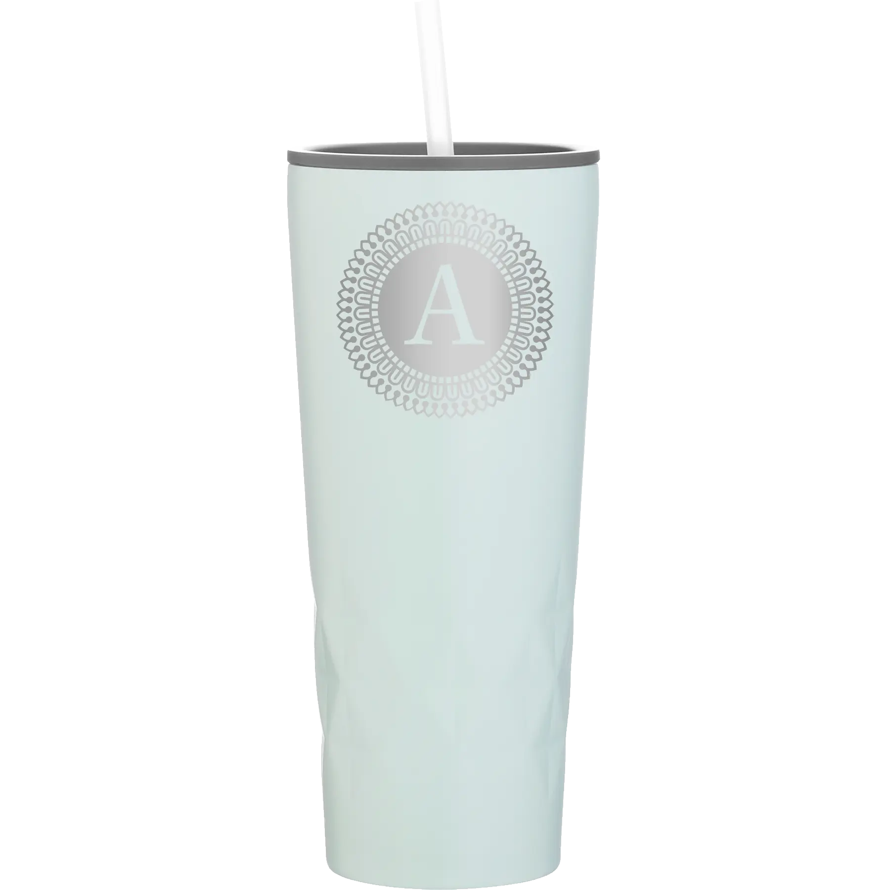 Personalized meadow 20 oz vacuum insulated tumbler with 'Circle with initial' design