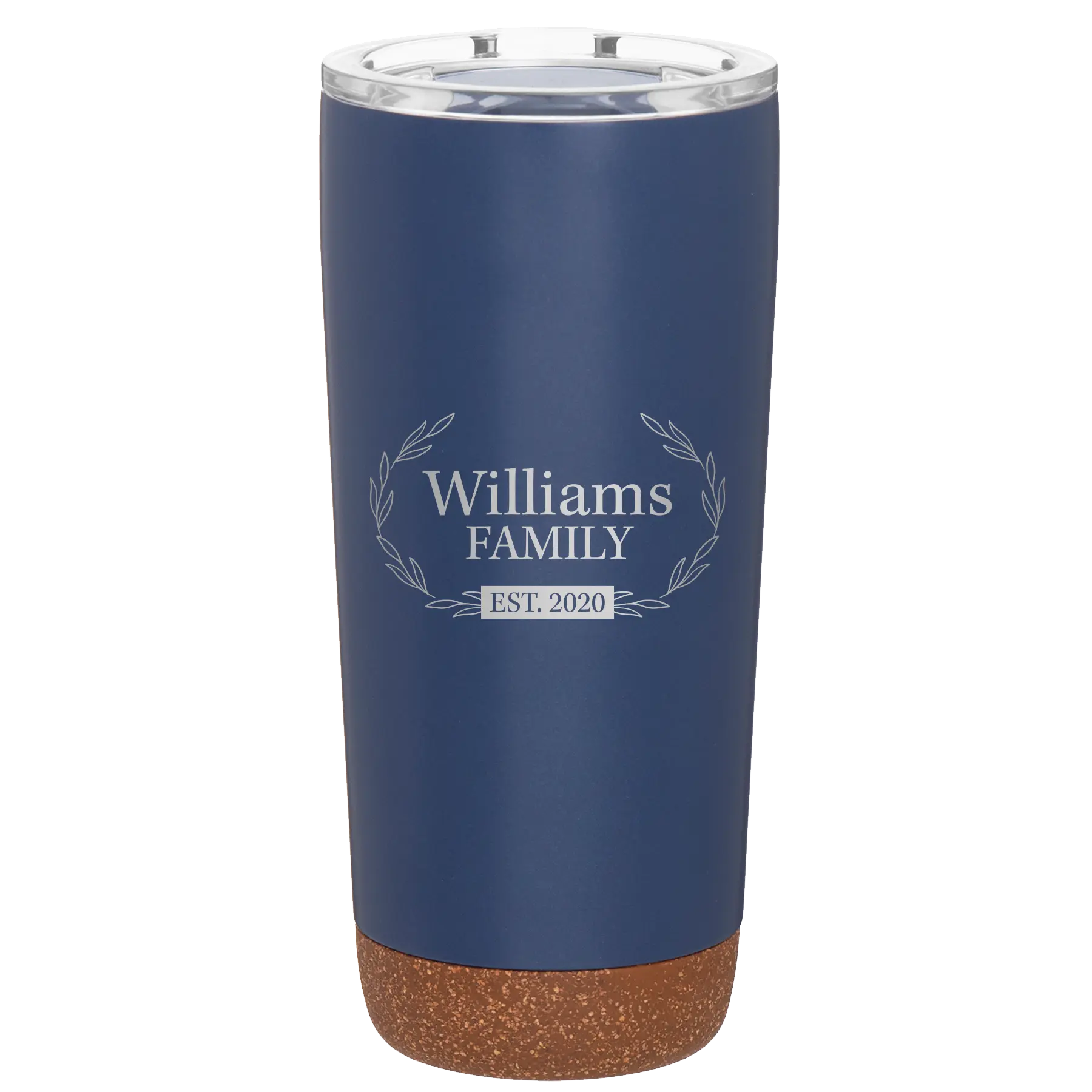 Personalized constellation 20 oz vacuum insulated tumbler with 'Family est' design