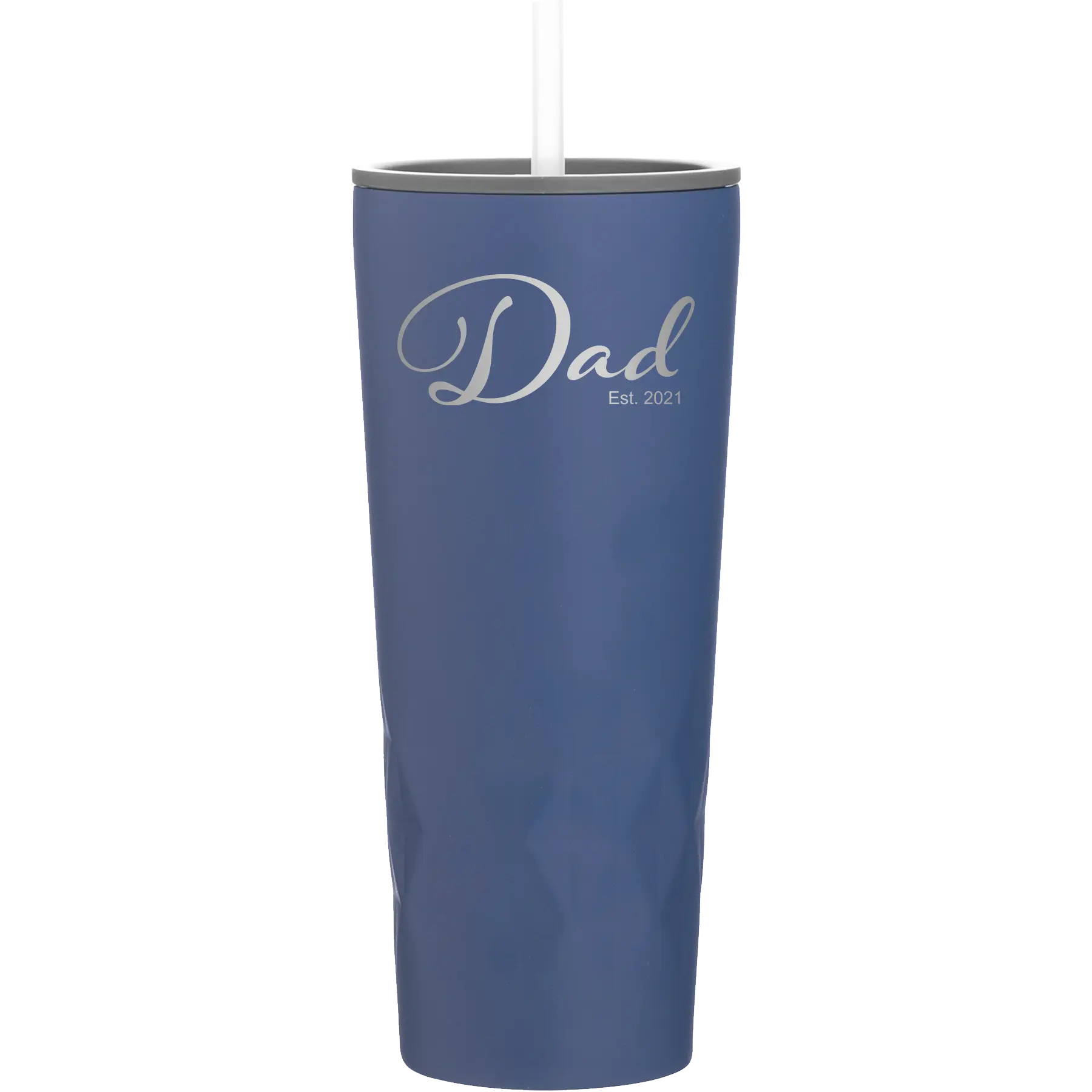 Personalized constellation 20 oz vacuum insulated tumbler with 'Dad Est' design