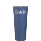 Laser etched constellation 20 oz vacuum insulated tumbler with 'Tennis Dad' design
