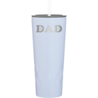 Laser etched landfall 20 oz vacuum insulated tumbler with 'Tennis Dad' design