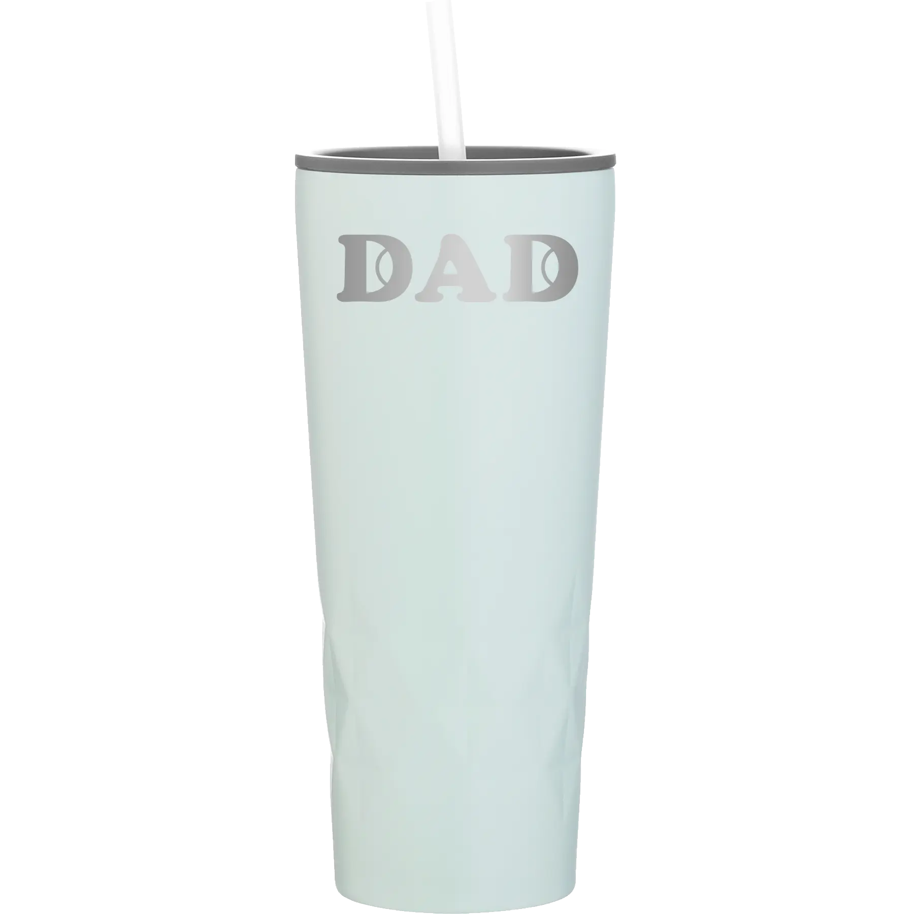 Laser etched meadow 20 oz vacuum insulated tumbler with 'Tennis Dad' design