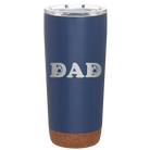 Laser etched constellation 20 oz vacuum insulated tumbler with 'Soccer Dad' design