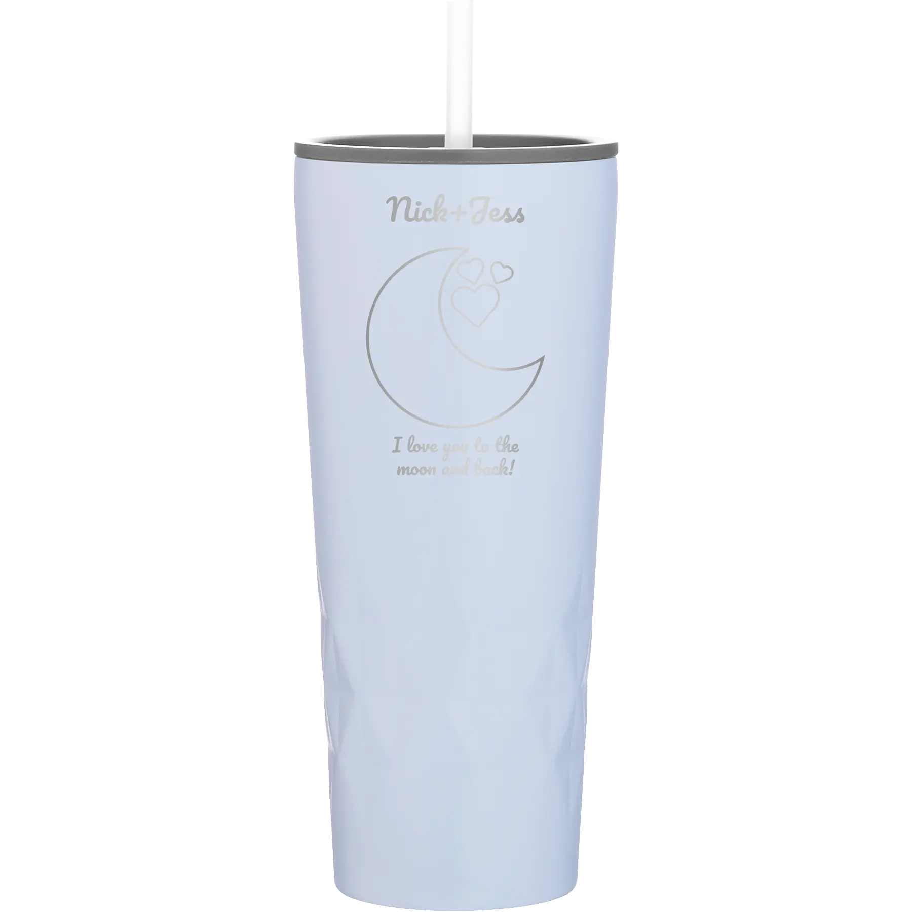 Personalized landfall 20 oz vacuum insulated tumbler with 'Love You To the Moon' design