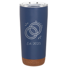 Personalized constellation 20 oz vacuum insulated tumbler with 'Mr Mrs Est' design