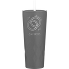 Personalized slate 20 oz vacuum insulated tumbler with 'Mr Mrs Est' design