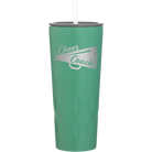 Laser etched forage 20 oz vacuum insulated tumbler with 'Cheer Coach' design