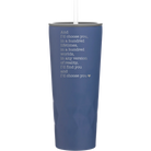 Laser etched constellation 20 oz vacuum insulated tumbler with 'And Id Choose You' design