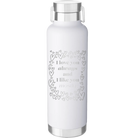 Laser etched white 24 oz vacuum insulated water bottle with 'I Love You Always And Like You Mostly' design