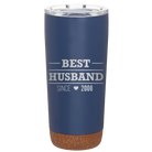 Personalized constellation 20 oz vacuum insulated tumbler with 'Best Husband' design