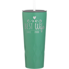 Personalized forage 20 oz vacuum insulated tumbler with 'Best Wife' design
