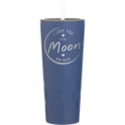 Laser etched constellation 20 oz vacuum insulated tumbler with 'Love You to the Moon and Back' design