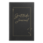 Small black/gold leatherette journal laser etched with 'Gratitude Journal' design
