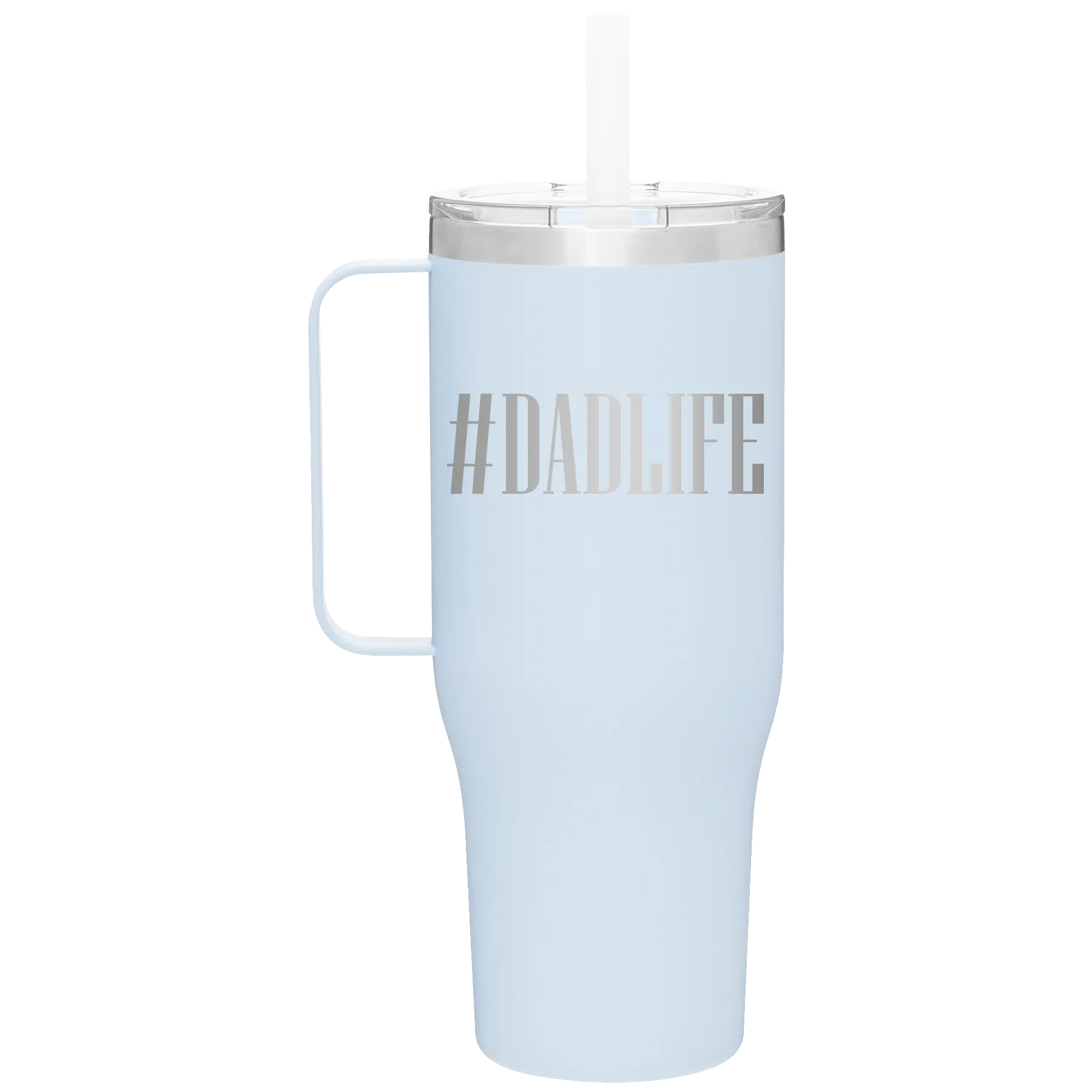 Personalized landfall 40 oz vacuum insulated tumbler mug with 'Dadlife' design