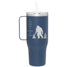 Personalized constellation 40 oz vacuum insulated tumbler mug with 'Bigfoot' design