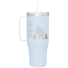 Personalized landfall 40 oz vacuum insulated tumbler mug with 'Bigfoot' design