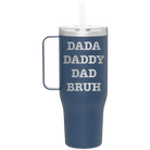 Personalized constellation 40 oz vacuum insulated tumbler mug with 'Bruh' design