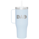 Personalized landfall 40 oz vacuum insulated tumbler mug with 'Dad Golf' design