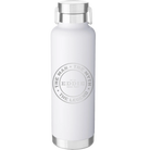 Laser etched white 24 oz vacuum insulated water bottle with 'Man Myth Legend' design