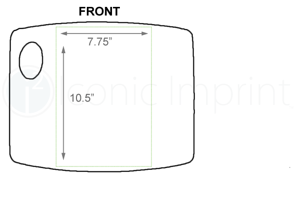 Cutting Board Imprint Area