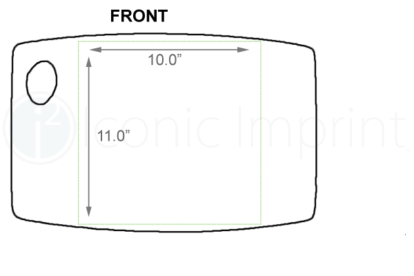 Cutting Board Imprint Area