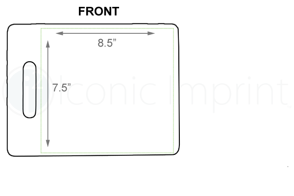 Cutting Board Imprint Area