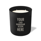 Customized black Wild Journey 12 oz Studio luxury candle with laser etched logo or design