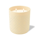 Customized sand, dotted diamond pattern Wild Journey 12 oz Studio luxury candle with laser etched logo or design
