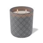 Customized graphite, curves pattern Wild Journey 12 oz Studio luxury candle with laser etched logo or design