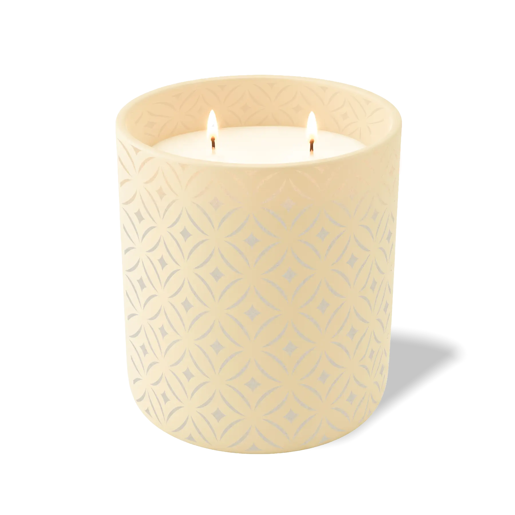 Customized sand, curves pattern Wild Journey 12 oz Studio luxury candle with laser etched logo or design