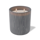 Customized graphite, wood grain pattern Wild Journey 12 oz Studio luxury candle with laser etched logo or design