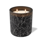 Customized black, branches pattern Wild Journey 12 oz Studio luxury candle with laser etched logo or design