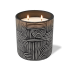 Customized black, poolside pattern Wild Journey 12 oz Studio luxury candle with laser etched logo or design