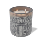 Customized graphite, poolside pattern Wild Journey 12 oz Studio luxury candle with laser etched logo or design