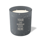 Customized graphite, galaxy pattern Wild Journey 12 oz Studio luxury candle with laser etched logo or design