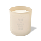 Customized sand, galaxy pattern Wild Journey 12 oz Studio luxury candle with laser etched logo or design