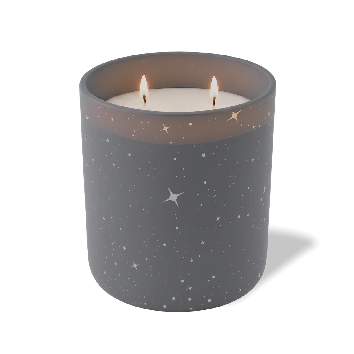 Customized graphite, galaxy pattern Wild Journey 12 oz Studio luxury candle with laser etched logo or design
