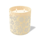 Customized sand, groovy pattern Wild Journey 12 oz Studio luxury candle with laser etched logo or design