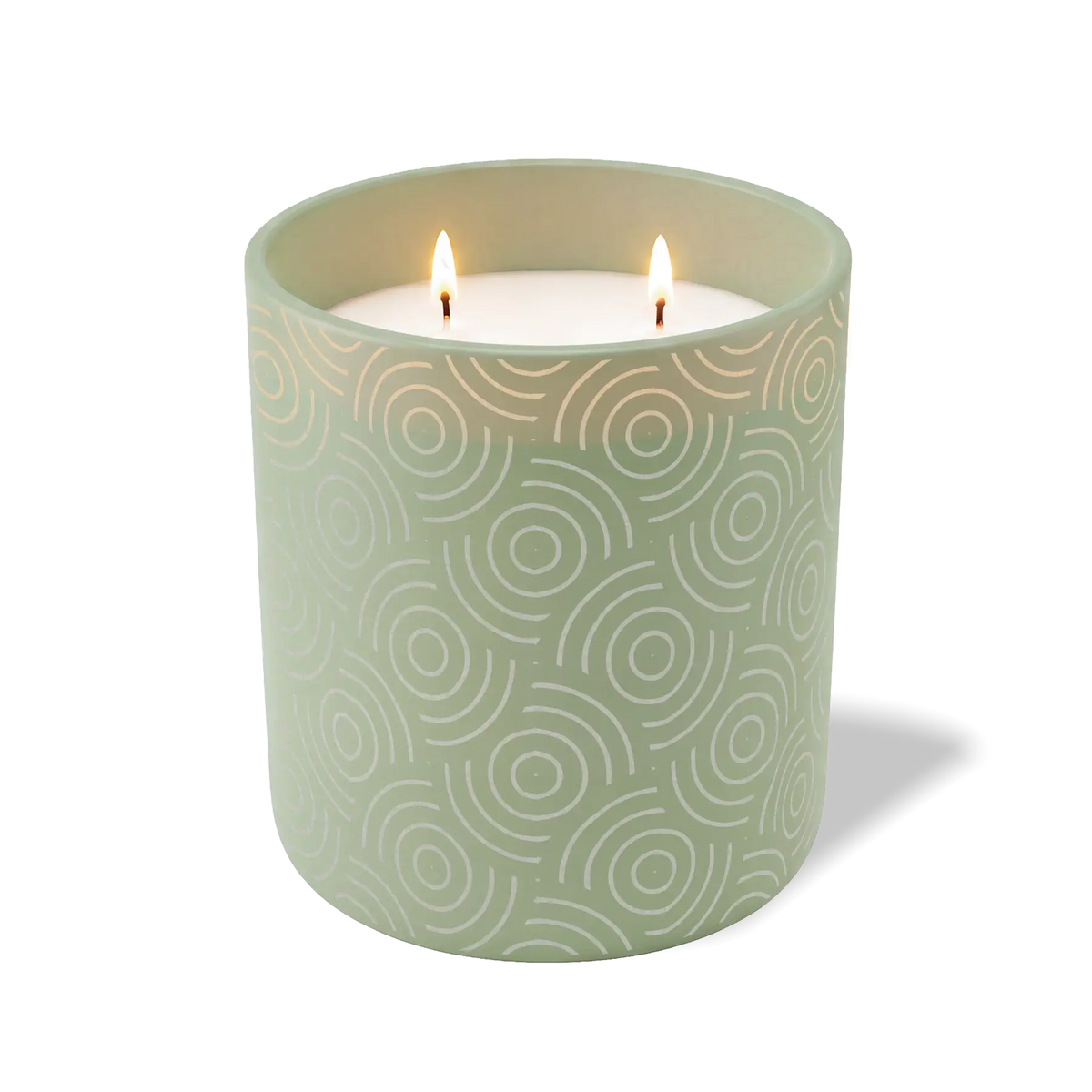 Customized meadow, finyl pattern Wild Journey 12 oz Studio luxury candle with laser etched logo or design