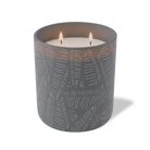 Customized graphite, scratch pattern Wild Journey 12 oz Studio luxury candle with laser etched logo or design